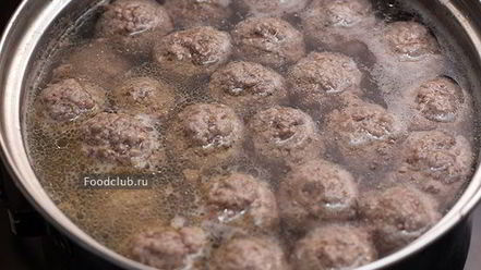 Рецепт супа с фрикадельками