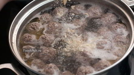 Рецепт супа с фрикадельками