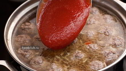 Рецепт супа с фрикадельками