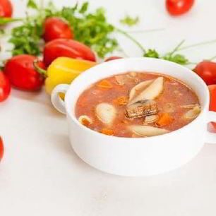 Рецепт Супа с помидорами и ньокками