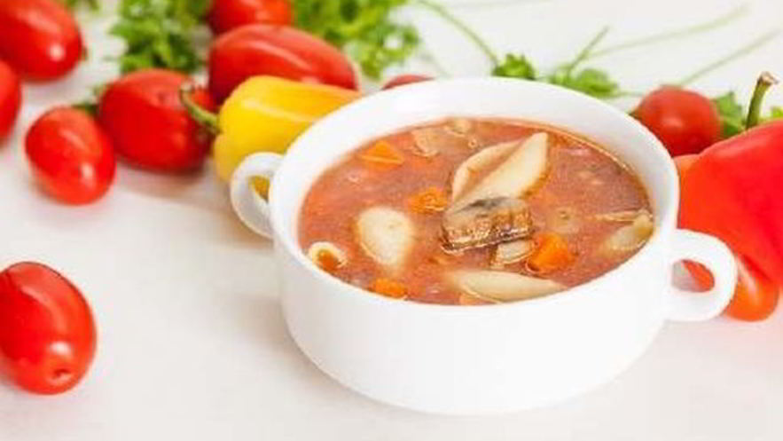 Рецепт супа с помидорами и ньокками