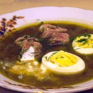 Рецепт Супа с яйцом и мясом