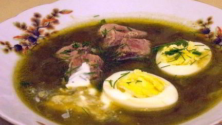 Рецепт Супа с яйцом и мясом