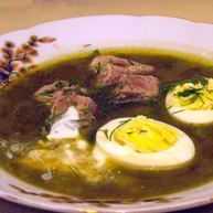 Рецепт Супа с яйцом и мясом