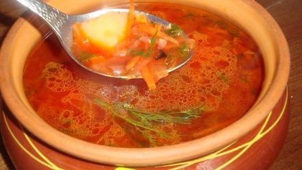 Рецепт горячего свекольника