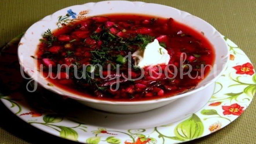 Рецепт холодного борща
