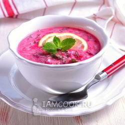 Рецепт Холодного свекольника на кефире