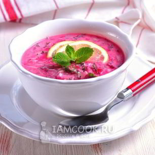 Рецепт Холодного свекольника на кефире