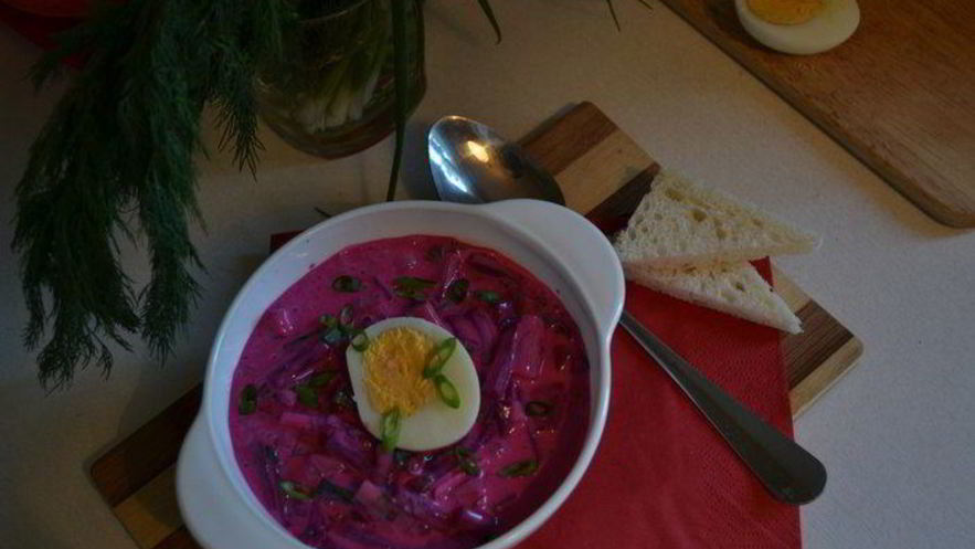 Рецепт холодного свекольника — окрошки по-латышски