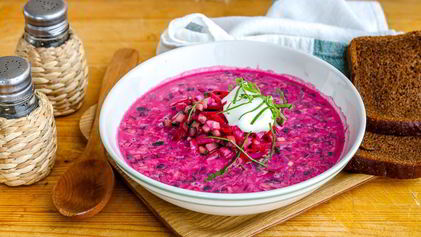 Рецепт Холодного свекольника с квасом