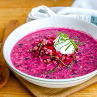 Рецепт Холодного свекольника с квасом