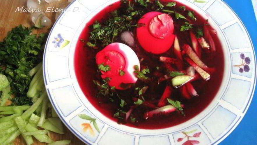 Рецепт холодного свекольника