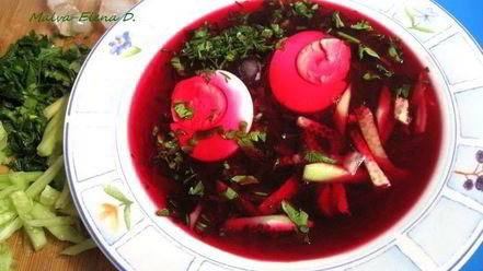 Рецепт холодного свекольника