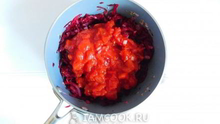 Рецепт постного свекольника с помидорами