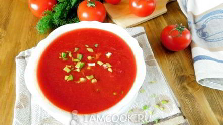 Рецепт постного свекольника с помидорами