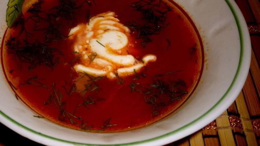 Рецепт свекольника горячего классического