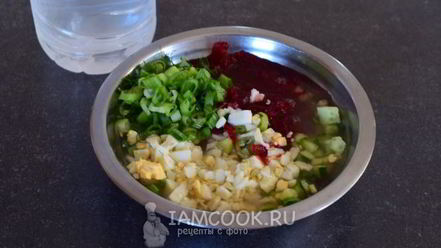 Рецепт свекольника из маринованной свеклы из банки