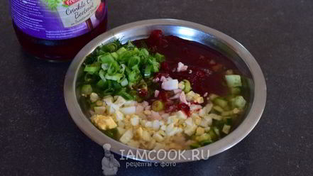 Рецепт свекольника из маринованной свеклы из банки