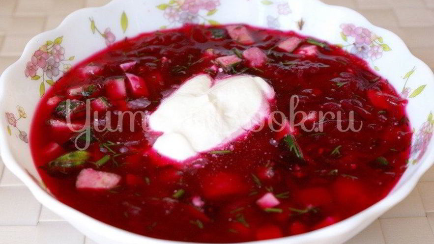 Рецепт свекольника — холодника по-белорусски