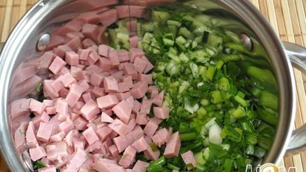 Рецепт свекольника холодного, с ветчиной