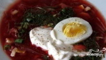 Рецепт свекольника холодного