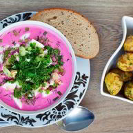 Рецепт Свекольника классического с квасом