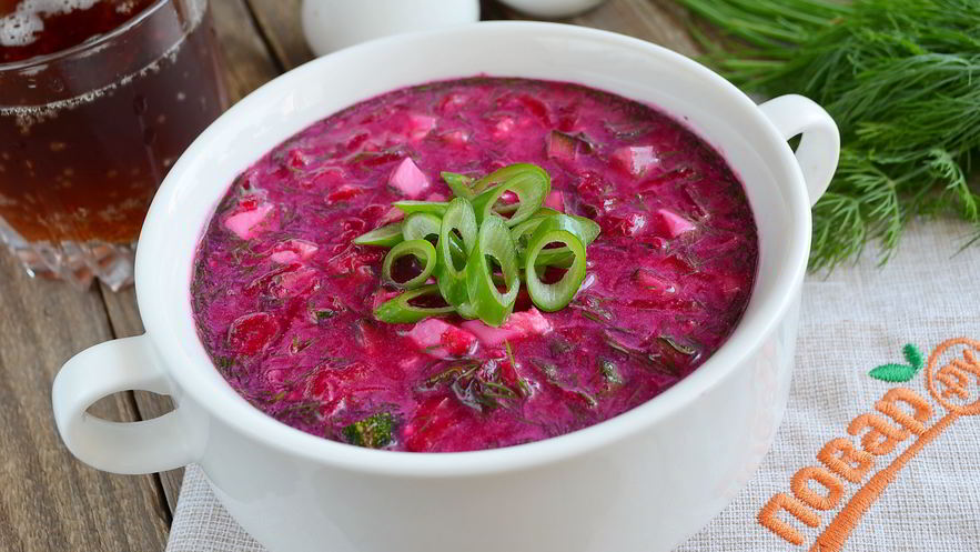 Рецепт свекольника на хлебном квасе