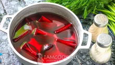 Рецепт свекольника с ботвой