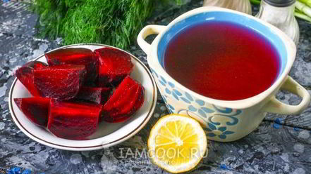 Рецепт свекольника с ботвой