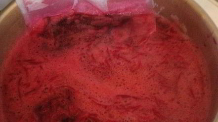 Рецепт свекольника с грибными пельмешками