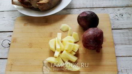 Рецепт свекольника с капустой