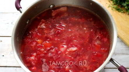 Рецепт свекольника с капустой