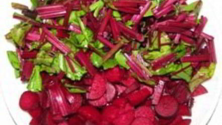 Рецепт свекольника с листьями свеклы