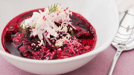 Рецепт свекольника с соленым огурцом