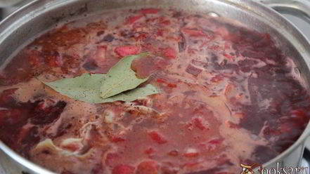 Рецепт свекольника с цыпленком