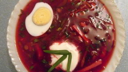 Рецепт Свекольника с ветчиной