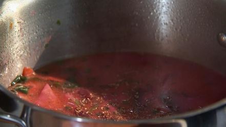 Рецепт свекольного крема-супа на кокосовом молоке