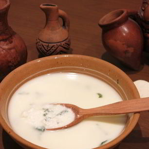 Рецепт Грузинского сырного супа Гадазелили