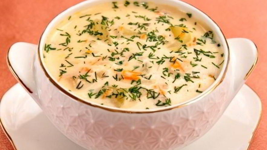 Рецепт классического сырного супа с овощами