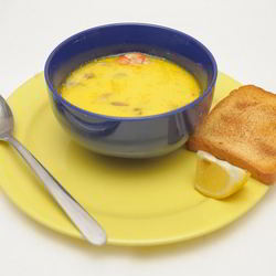 Рецепт Легкого сырно-креветочный суп