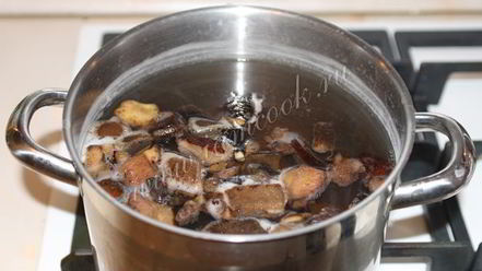 Рецепт сливочно-сырного суп с грибами