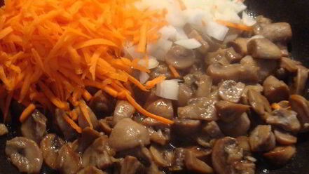 Рецепт сливочно-сырного суп с шампиньонами