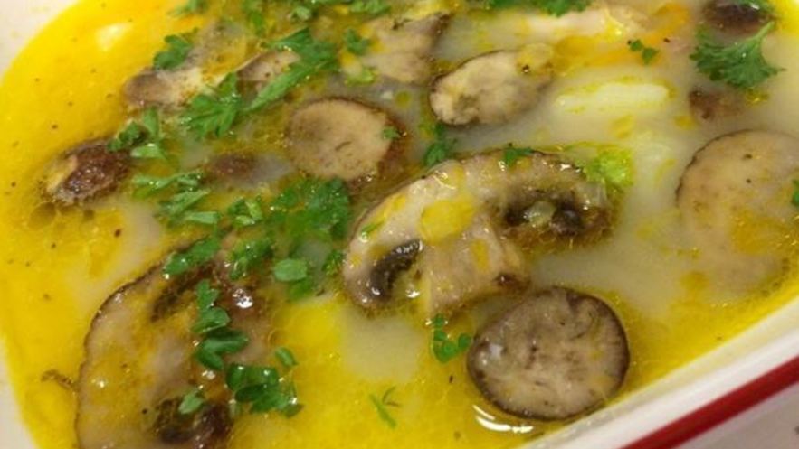 Рецепт сырно-грибного суп