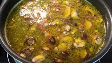 Рецепт сырно-грибного суп