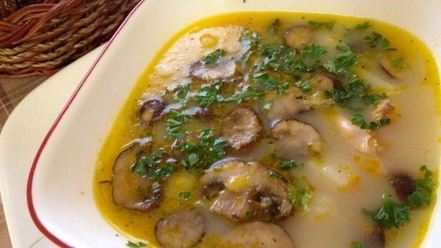 Рецепт сырно-грибного суп