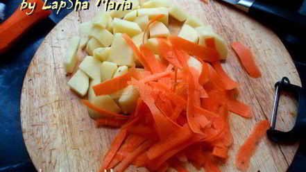 Рецепт сырного крема-супа с грибами и курицей