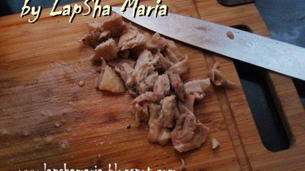 Рецепт сырного крема-супа с грибами и курицей