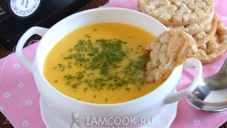 Рецепт сырного крема-супа с грудинкой