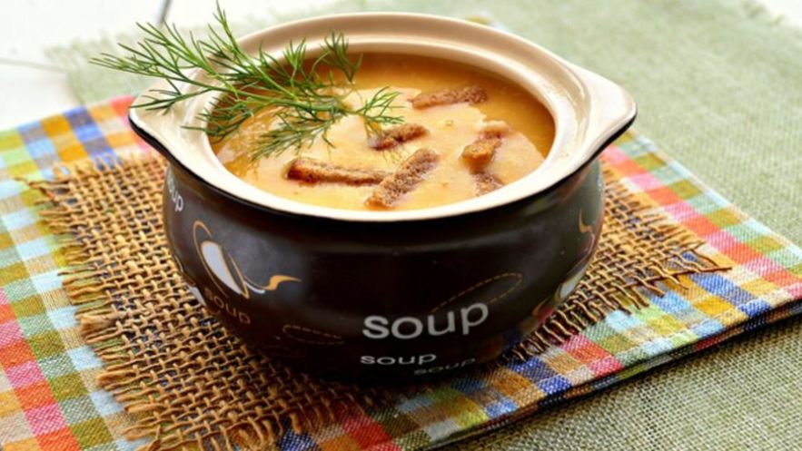 Рецепт сырного крема-супа с курицей