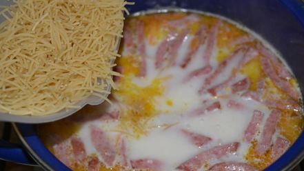 Рецепт сырного супа из плавленого сыра с колбасой